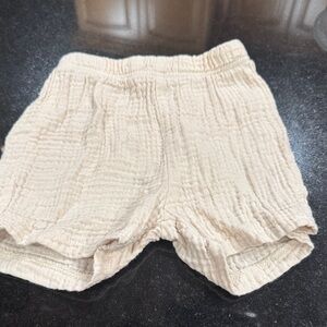 Cream Kids Shorts